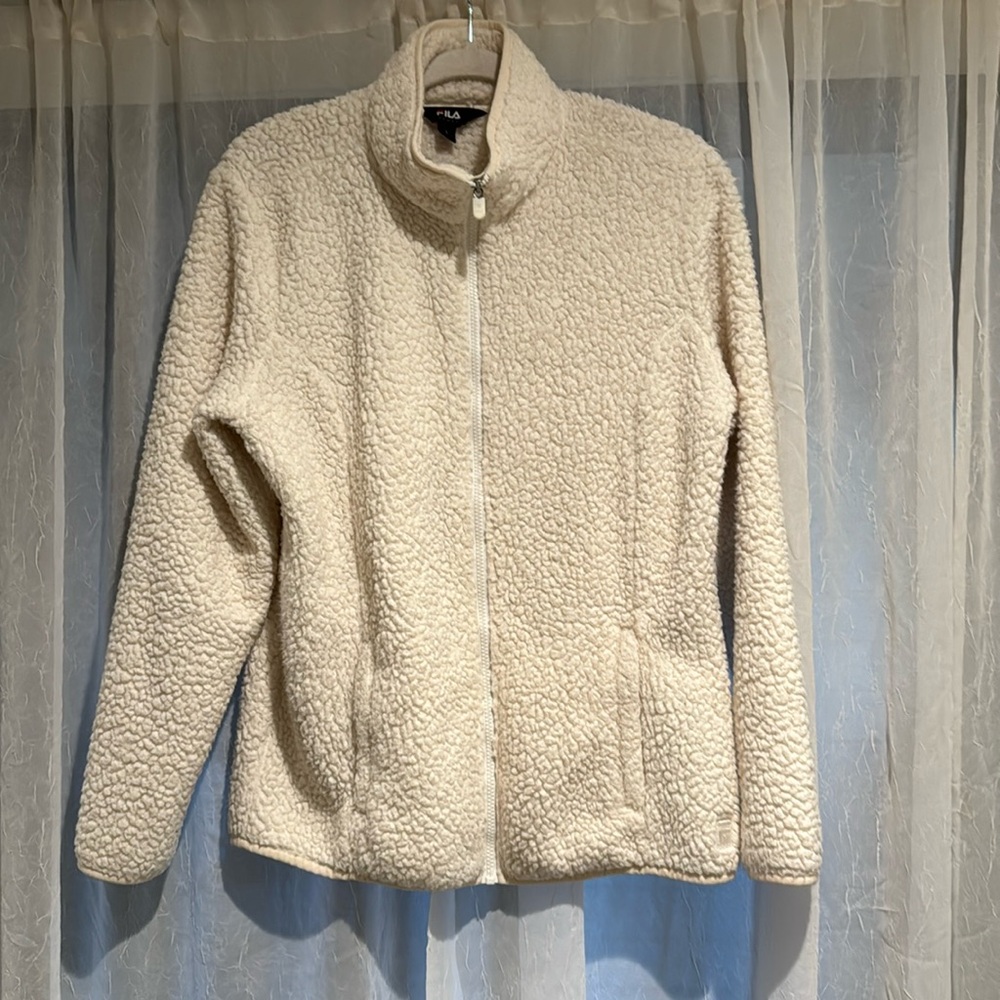 Fila fleece Jacket. Size Lg